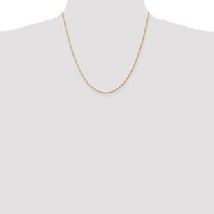14K . Diamond-cut Parisian Wheat with Lobster Clasp Chain (Style PEN276-20)