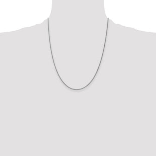 14K White Gold Spiga with Lobster Clasp Chain (Style PEN31-22)