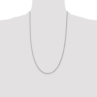 14K White Gold Spiga with Lobster Clasp Chain (Style PEN31-26)