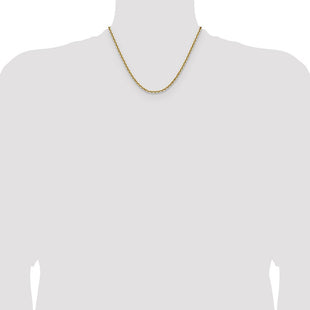 14k D/C French Link Chain (Style PEN345-18)