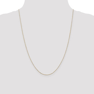 14K . Diamond-cut Cable with Lobster Clasp Chain (Style PEN41L-24)