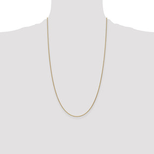 14K Round Open Link Cable with Lobster Clasp Chain (Style PEN53-26)