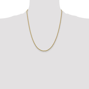 14k Parisian Wheat with Lobster Clasp Chain (Style PEN66-22)