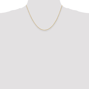14K Singapore with Spring Ring Clasp Chain (Style PEN9-18)