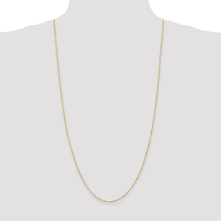 14K Singapore with Spring Ring Clasp Chain (Style PEN9-30)