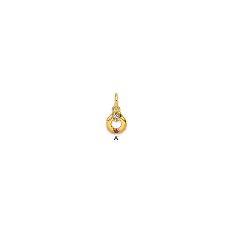 14k Yellow Gold Pendants Style PM10729 - Classique Jewelry Inc.