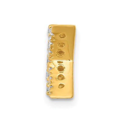 14K Diamond Letter K Initial Charm
