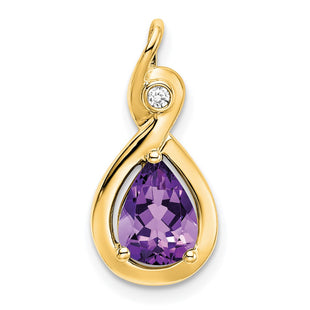 14k Yellow Gold Pendants Style PM7055 - Classique Jewelry Inc.