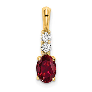 14k Yellow Gold Pendants Style PM7406 - Classique Jewelry Inc.