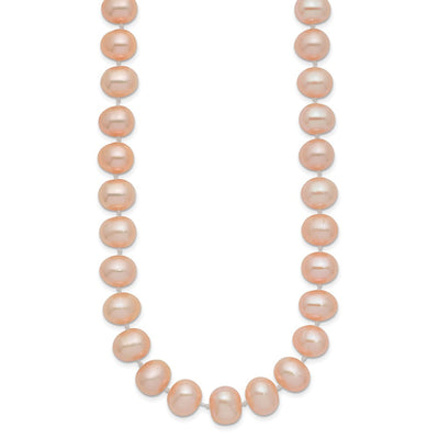 14K Pink Near-Round Freshwater Cultured Pearl Bracelet