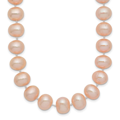 14K Pink Near-Round Freshwater Cultured Pearl Bracelet