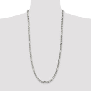 Sterling Silver Figaro Anchor Chain (Style QAF150-30)