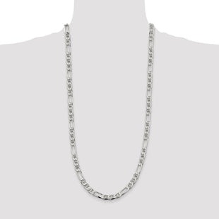 Sterling Silver Figaro Anchor Chain (Style QAF200-30)