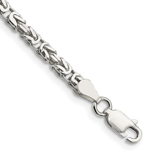 Sterling Silver Byzantine Chain (Style QBZ060-8)