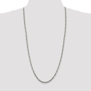 Sterling Silver Byzantine Chain (Style QBZ080-30)