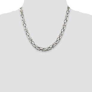 Sterling Silver Byzantine Chain (Style QBZ200-20)