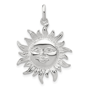 Sterling Silver Sun Pendant (Style QC1067)