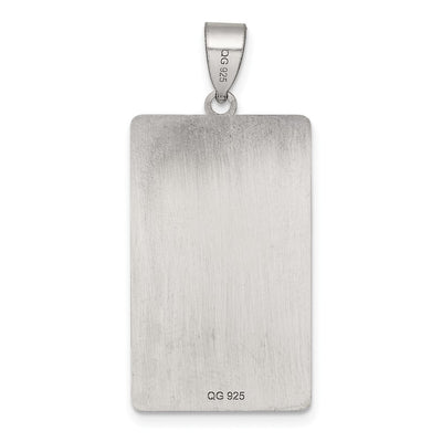 Sterling Silver The Hierophant Tarot Card Pendant