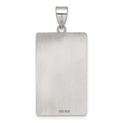 Sterling Silver The Lovers Tarot Card Pendant