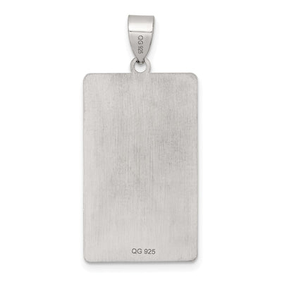 Sterling Silver The Hermit Tarot Card Pendant