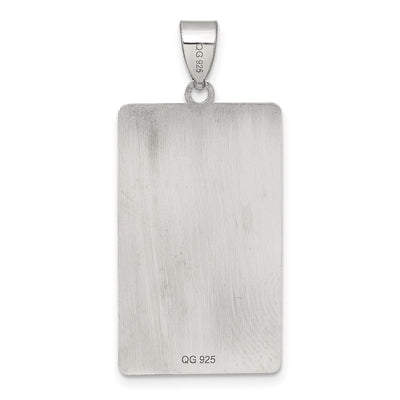 Sterling Silver The Tower Tarot Card Pendant