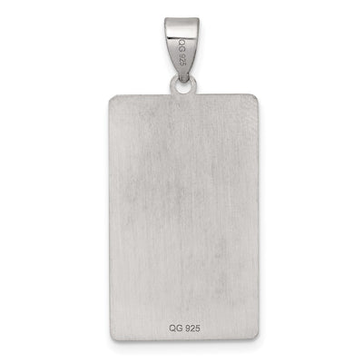 Sterling Silver The Sun Tarot Card Pendant