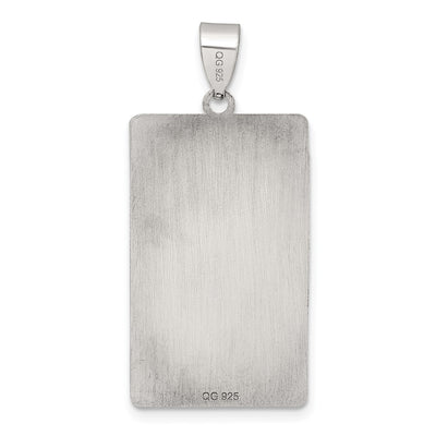 Sterling Silver Judgement Tarot Card Pendant