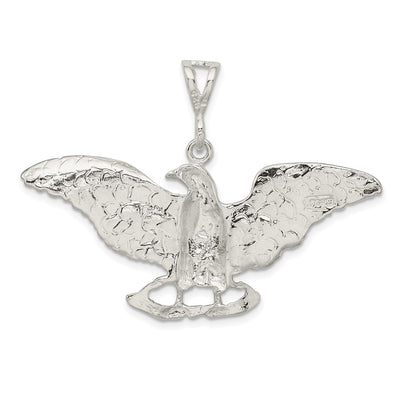 Sterling Silver Eagle Pendant, 54 x 28mm