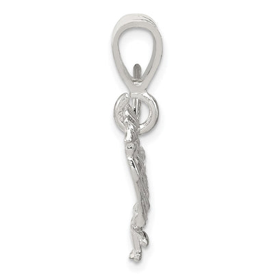 Sterling Silver Rooster Charm, 25 x 22mm
