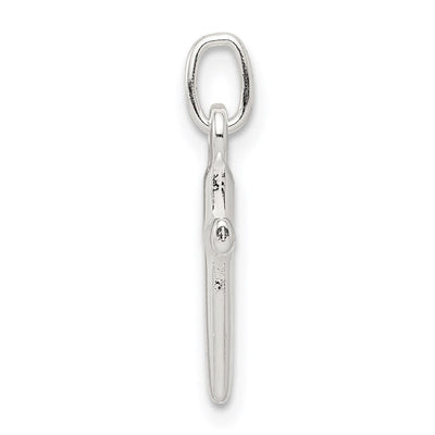 Sterling Silver Cross Charm, 15 x 8mm