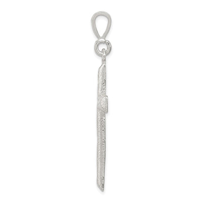 Sterling Silver Latin Cross Pendant, 52 x 24mm
