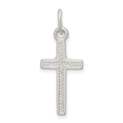 Sterling Silver Latin Cross Pendant, 30 x 11mm