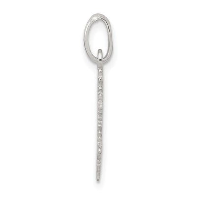 Sterling Silver Snowflake Charm, 22 x 15mm