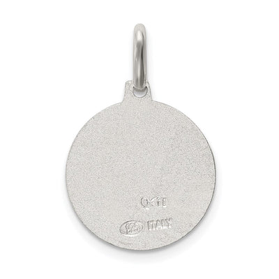 Sterling Silver St. Christopher Medal, 23 x 15mm
