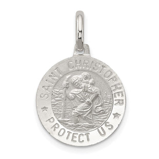 Sterling Silver St. Christopher Medal (Style QC1981)