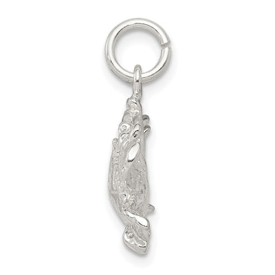 Sterling Silver Crab Charm, 17 x 21mm