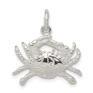 Sterling Silver Crab Charm (Style QC2514)