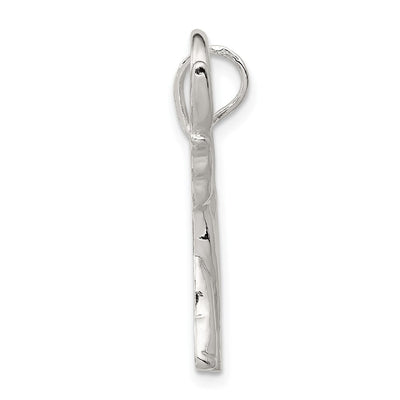 Sterling Silver Elephant Charm, 25 x 26mm