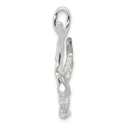 Sterling Silver Eagle Charm, 29 x 18mm