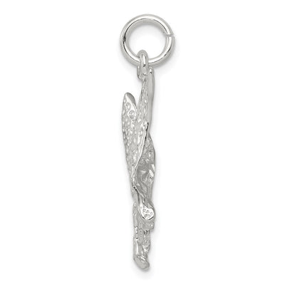 Sterling Silver Eagle Charm, 27 x 17mm