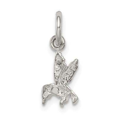 Sterling Silver Hummingbird Charm, 12 x 8mm