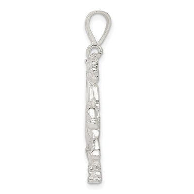Sterling Silver Horse Charm, 25 x 34mm