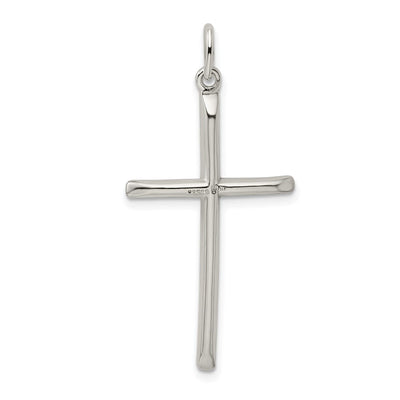 Sterling Silver Cross Pendant, 40 x 22mm (2819)