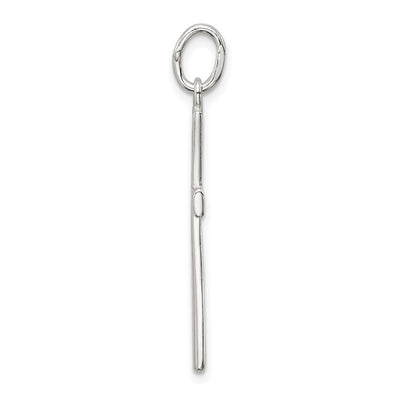 Sterling Silver Cross Charm, 31 x 17mm