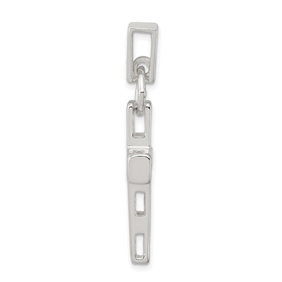 Sterling Silver Cross Pendant, 40 x 21mm