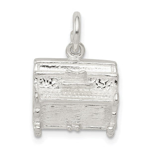 Sterling Silver Piano Charm (Style QC3086)