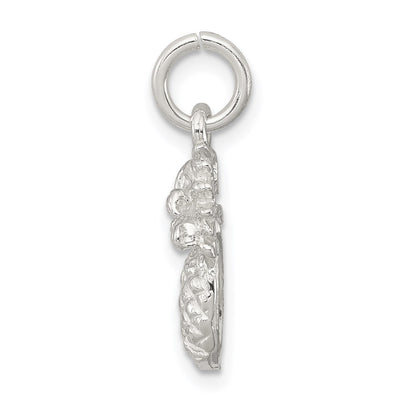Sterling Silver Pineapple Charm, 17 x 7.5mm