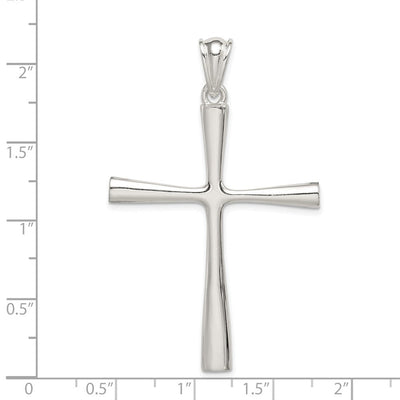 Sterling Silver Cross Pendant, 57 x 36mm