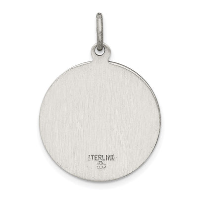 Sterling Silver Antiqued Saint Gerard Medal