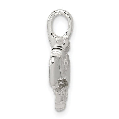 Sterling Silver Eagle Pendant, 19 x 28mm